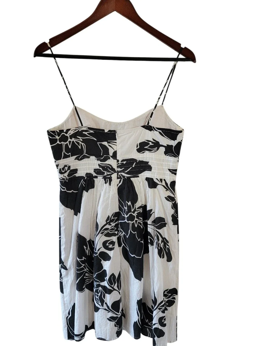 Rampage Y2K Floral Babydoll Dress Sz 7/S Spaghetti Strap Flowy Fairy Cotton - Picture 2 of 9
